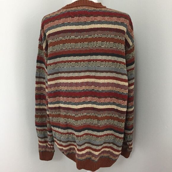 Vintage Jos A Bank Striped Sweater - Picture 3 of 7